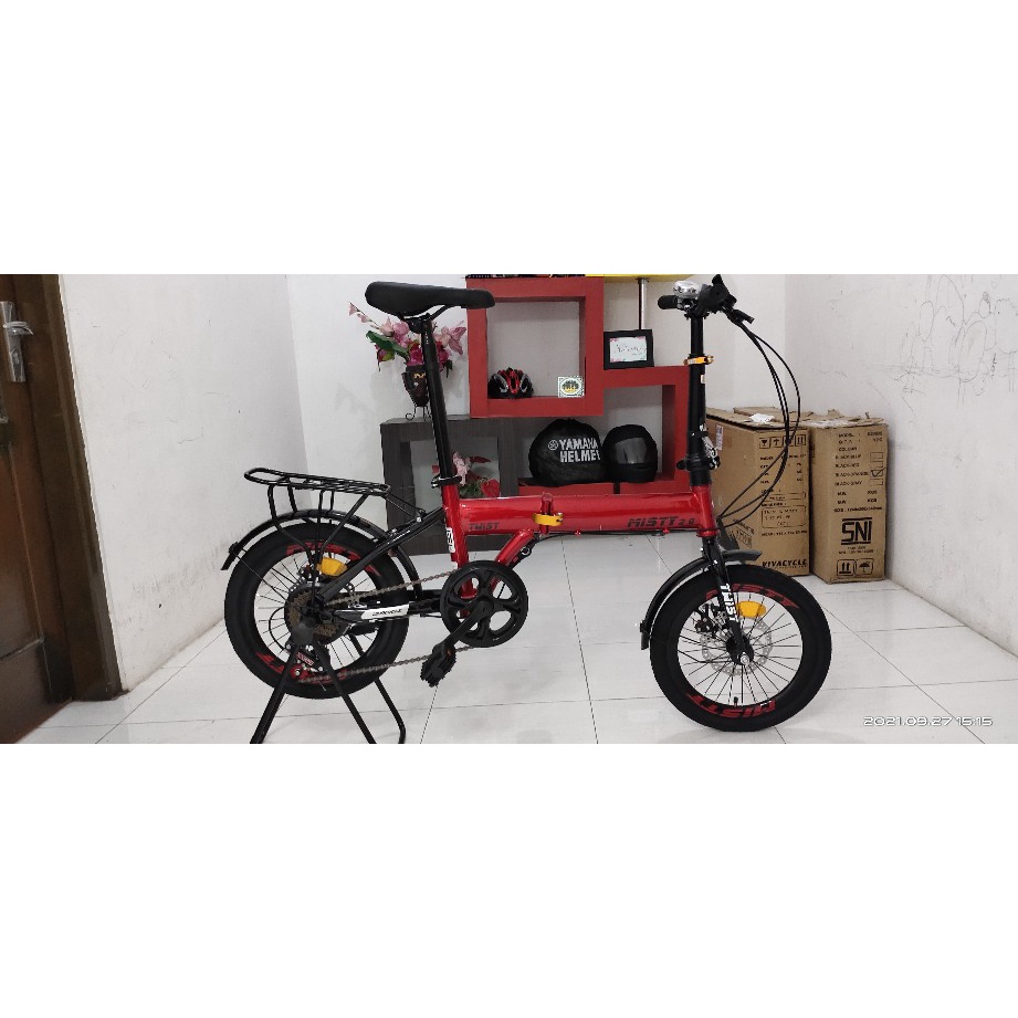 Sepeda Lipat Anak 16 inch Rem Cakram 7 Speed Misty-5
