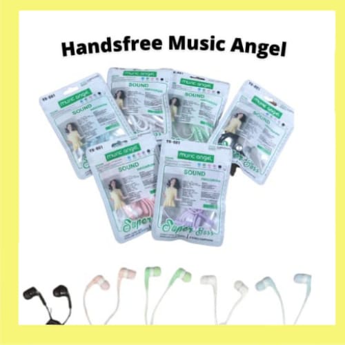 S HEADSET/HANDSFREE/EARPHONE/HF MUSIC ANGEL MP3 MACARON STEREO EARPHONE WARNA WARNI