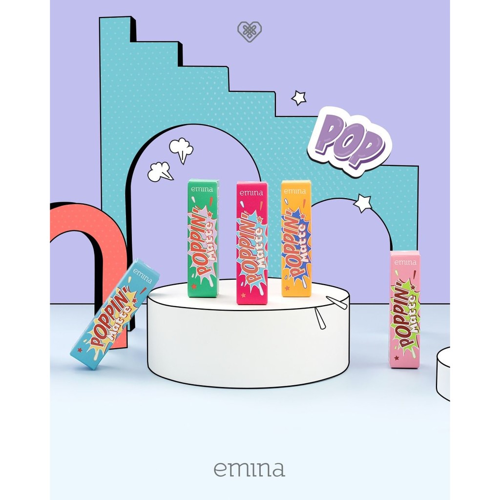 ❤️ MEMEY ❤️ EMINA X Chatime Poppin Matte Lip Cream