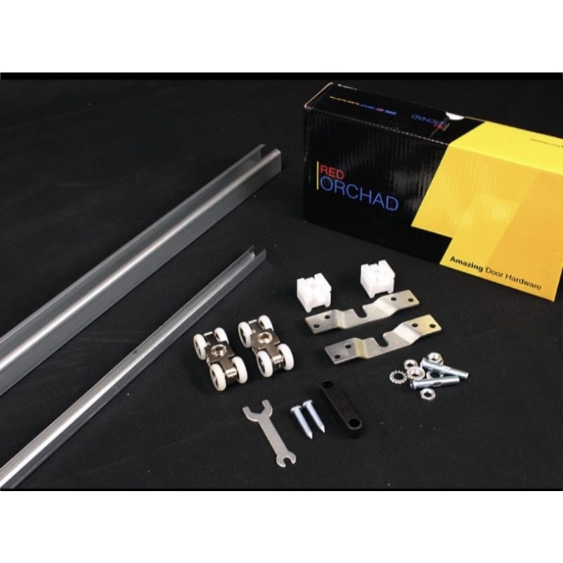 Rel Pintu Geser/Sliding Track Galvanis 2.1m