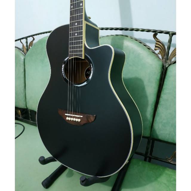 Gitar Akustik Elektrik Merk Yamaha Apx-500 Hitam Eq7545 Jakarta Murah