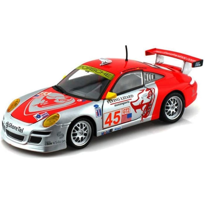 Bburago 1.24 Porsche 911 GT3 RSR Silver Red