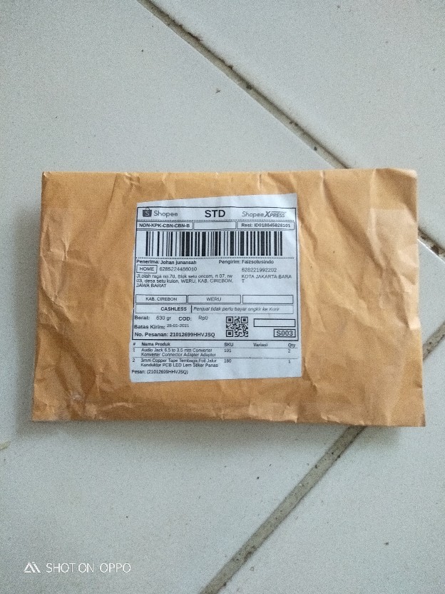 1 Roll  3mm Copper Tape Tembaga Foil Jalur Konduktor Pcb Led Lem Stiker Panas Isi 25meter