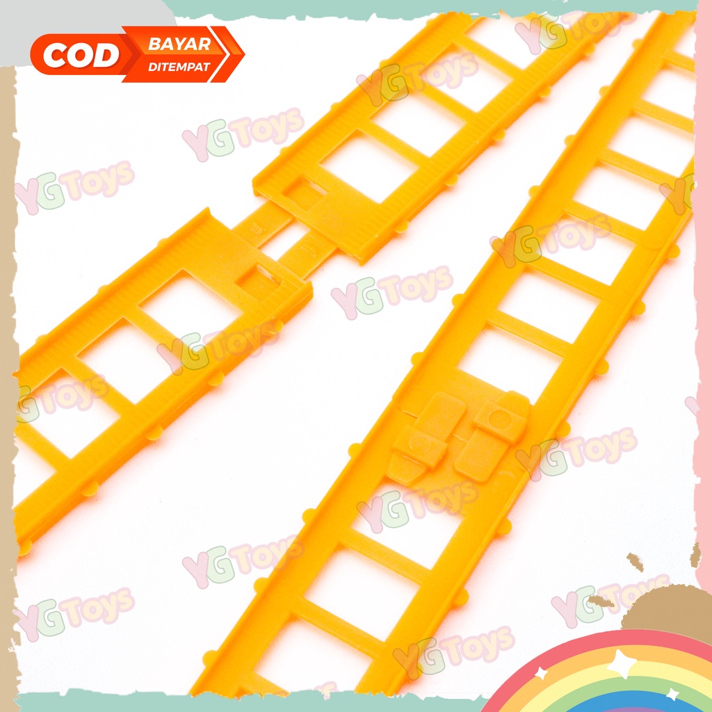 YGtoys Mainan Anak Rel Kereta Api Karakter Train Play Set