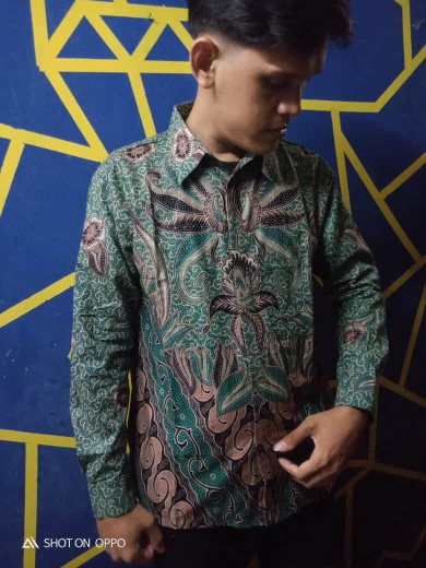 Kemeja Batik Pria Lengan Panjang M L Xl Xxl || Produk Asli Batik Pekalongan
