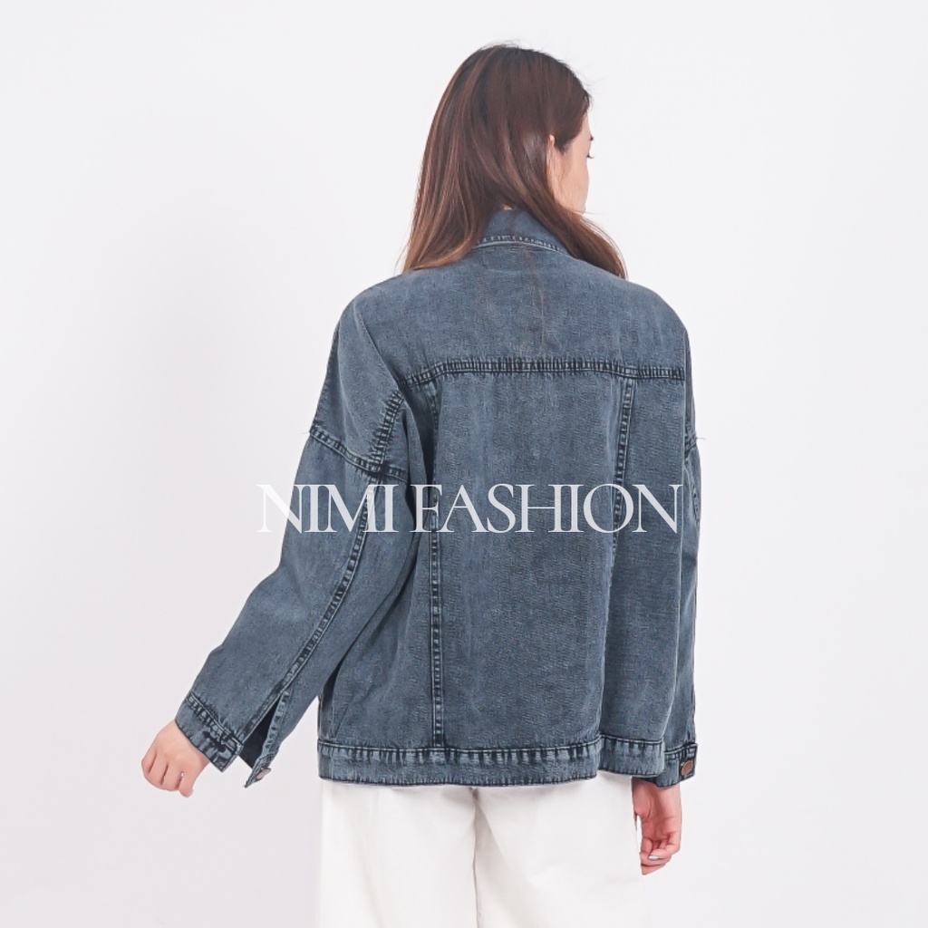 Jaket Oversize Wanita / Jaket Jeans Wanita / Jaket Denim Wanita