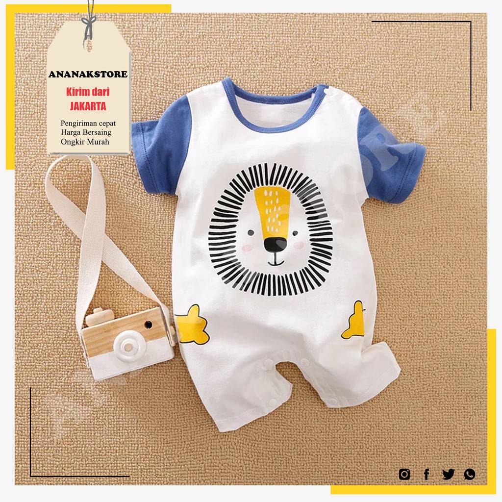 Jumper Bayi  Romper Bayi  Baju  Kodok  Bayi  PREMIUM BA 013 