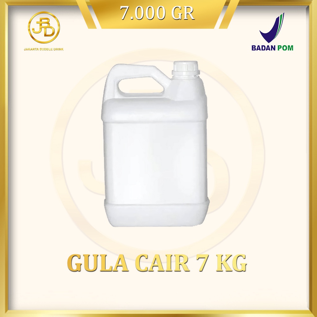 GULA CAIR 7KG + DRIGEN - Simple Syrup - Khusus Ojek Online