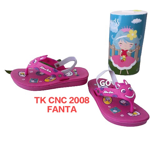 gos  NEW ERA TK CNC 2008 Sandal Jepit Karet Anak Perempuan Anti Slip Sendal Karakter Anak Original