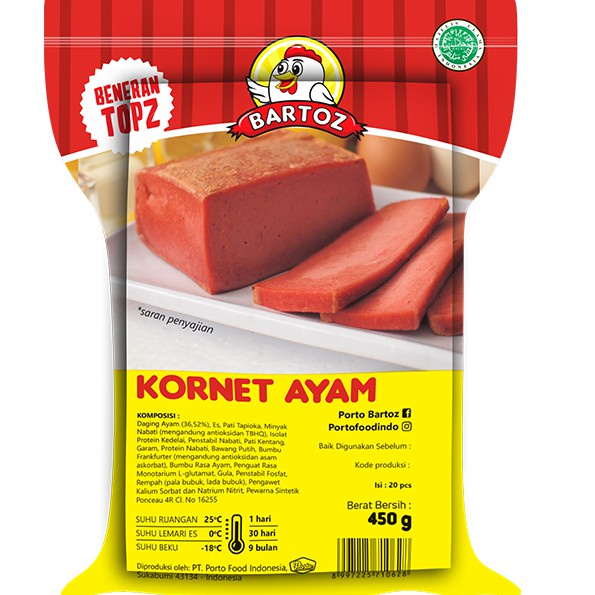 

BARTOZ KORNET KOTAK 450GR