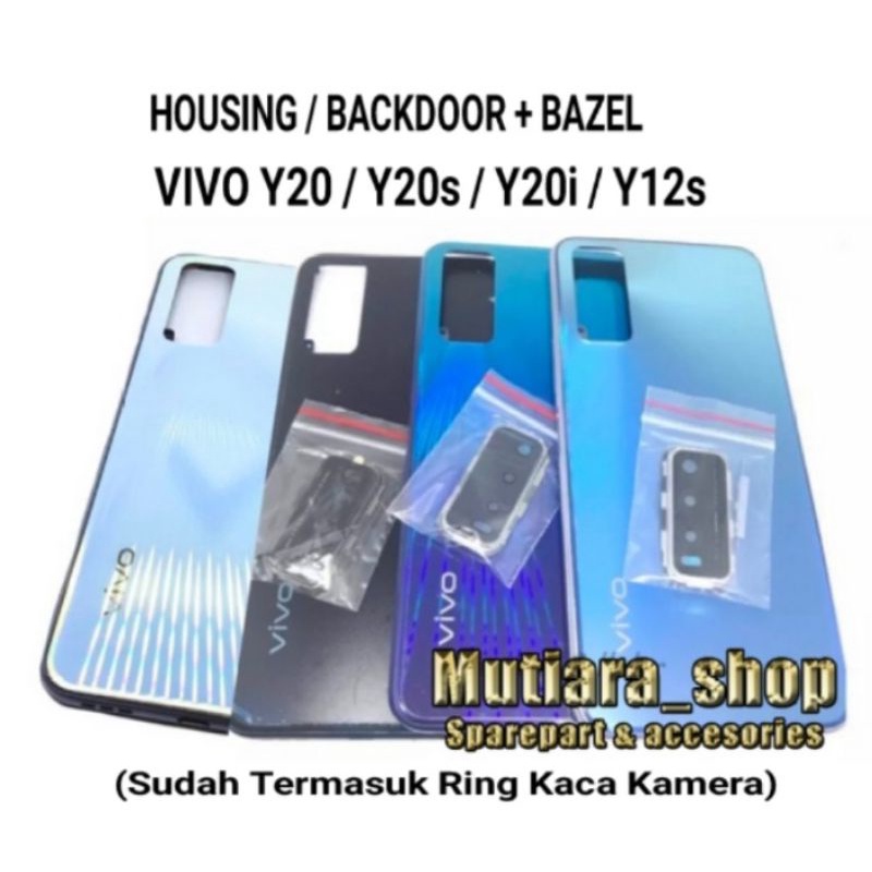 HOUSING / BACKDOOR + BAZEL VIVO Y20 / Y20s / Y20i / Y12s FULLSET