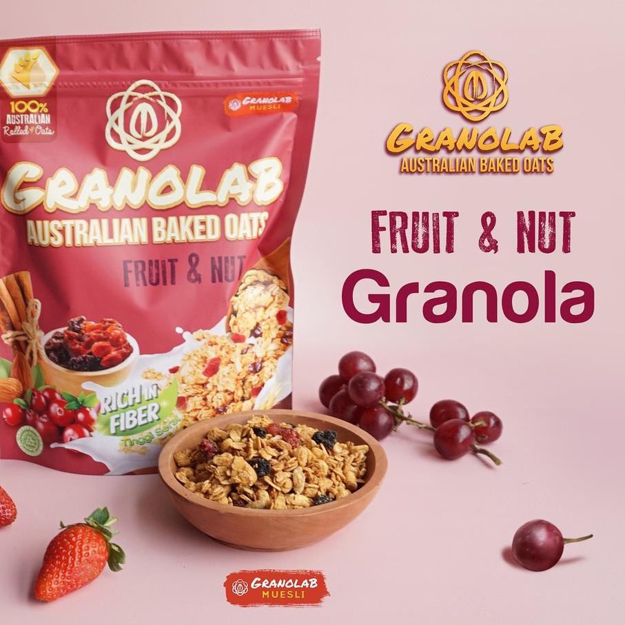 

♙oerder15♚ Granolab Muesli - Granola Fruit & Nut 210 gr 9