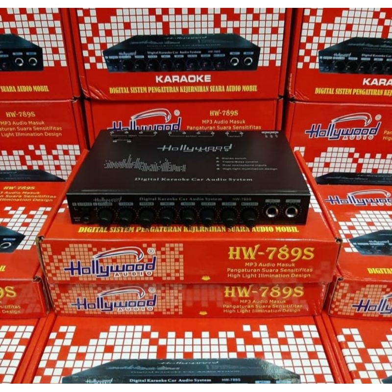 Pre Amp Hollywood HW 789S Parametrik Equalizer Karoke