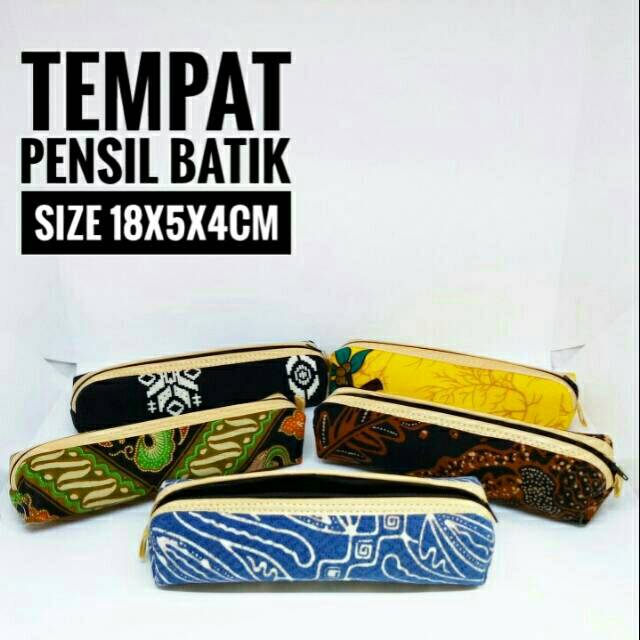 Tempat Pensil Motif Batik