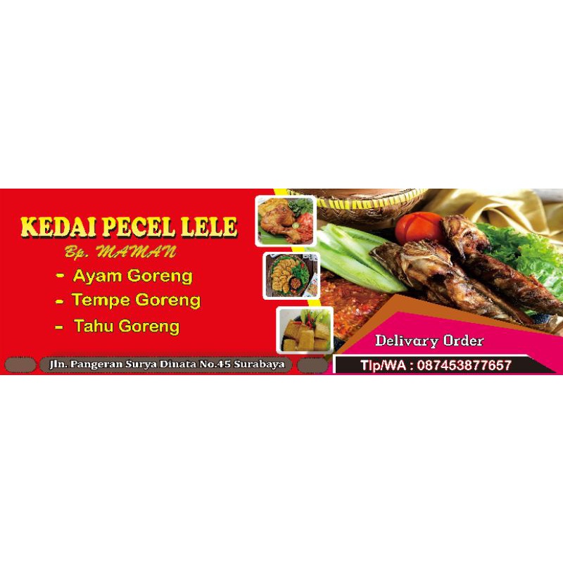 Spanduk pecel lele#baneer pecel lele#spanduk#/spandukmurah