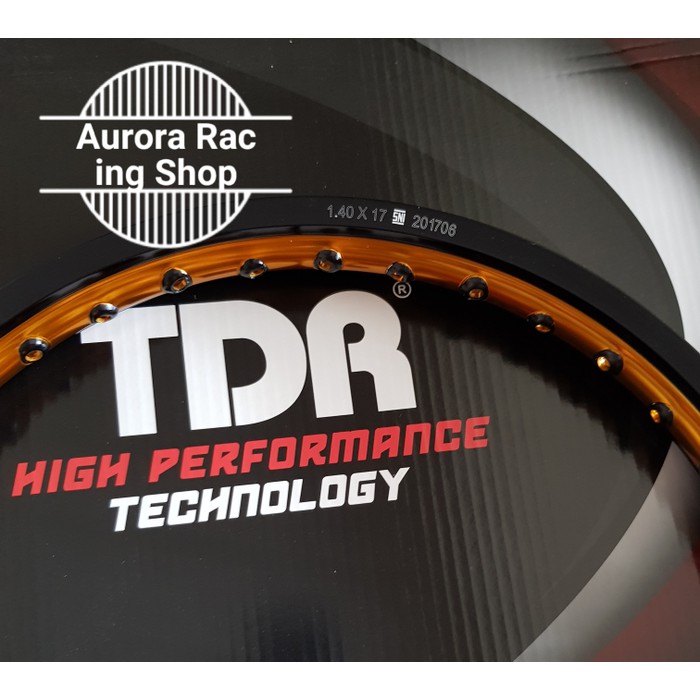 Q.W1096 Velg TDR 2T W Shape 140x170 BlackGold