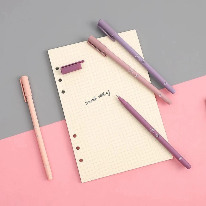 

Spesial 6 Pcs Simple Gel Pen 0.5 Mm Hemat
