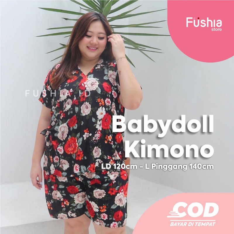 BABYDOLL KIMONO ADA SAKU / RAYON CANTIK