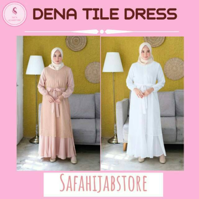 DENA TILE DRESS / DRESS LEBARAN