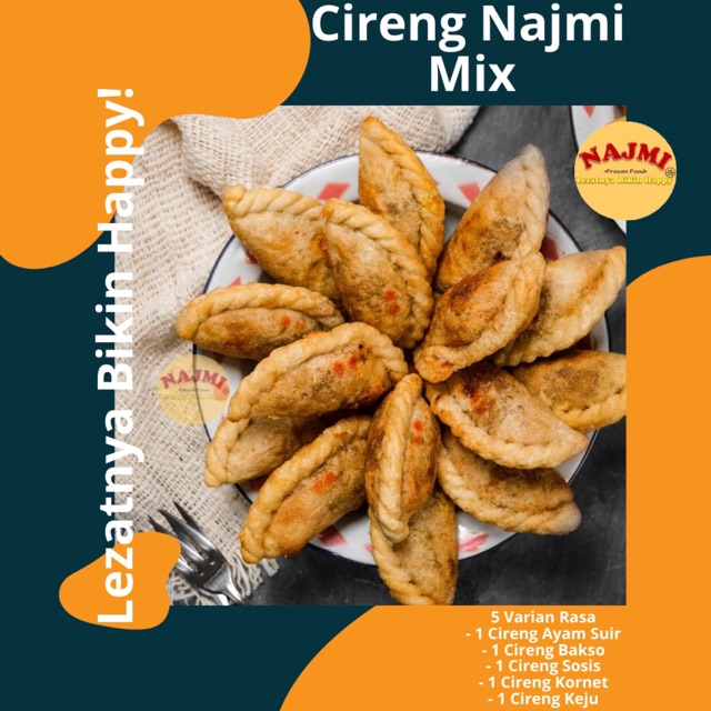 

CIRENG NAJMI MIX - 25.000 - isi 5pcs - ASLI ENAK SEKALI - 100% ANTI KOPONG