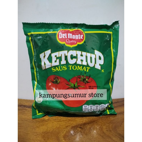 

Delmonte saus tomat Ketchup sachet 24pcs (produk baru di etalase)