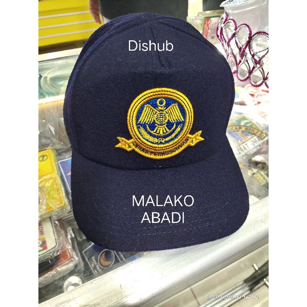 TOPI DISHUB BAHAN LAKEN