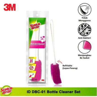 3M Scotch Brite Sabut Spons Pembersih Botol - Bottle Cleaner DBC-01