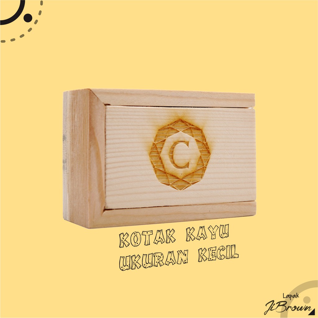 BOX AGATHIS KOTAK KAYU PINUS TUTUP KAYU CUSTOM UKIR NAMA PASANGAN CINCIN MASKAWIN