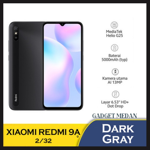 HP Xiaomi Redmi 9A Ram 2/32 dan Ram 3/32 Original Garansi Resmi- GADGET MEDAN-2