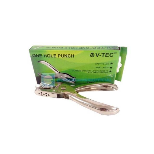 

One Hole Punch Pembolong Kertas / Pelubang kertas V-TEC VT-1101