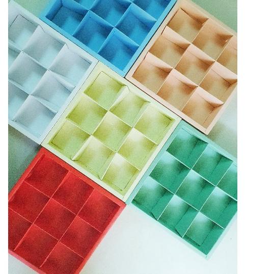 

➶ Dus mika polos eggtart/fruitpie sekat 9 ( 1 pack isi 5 pcs ) ♠