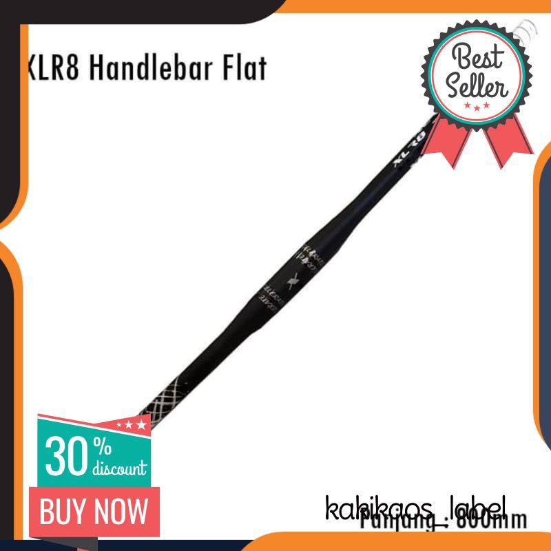 XLR8 Handlebar Stang Sepeda OS 80cm Flat