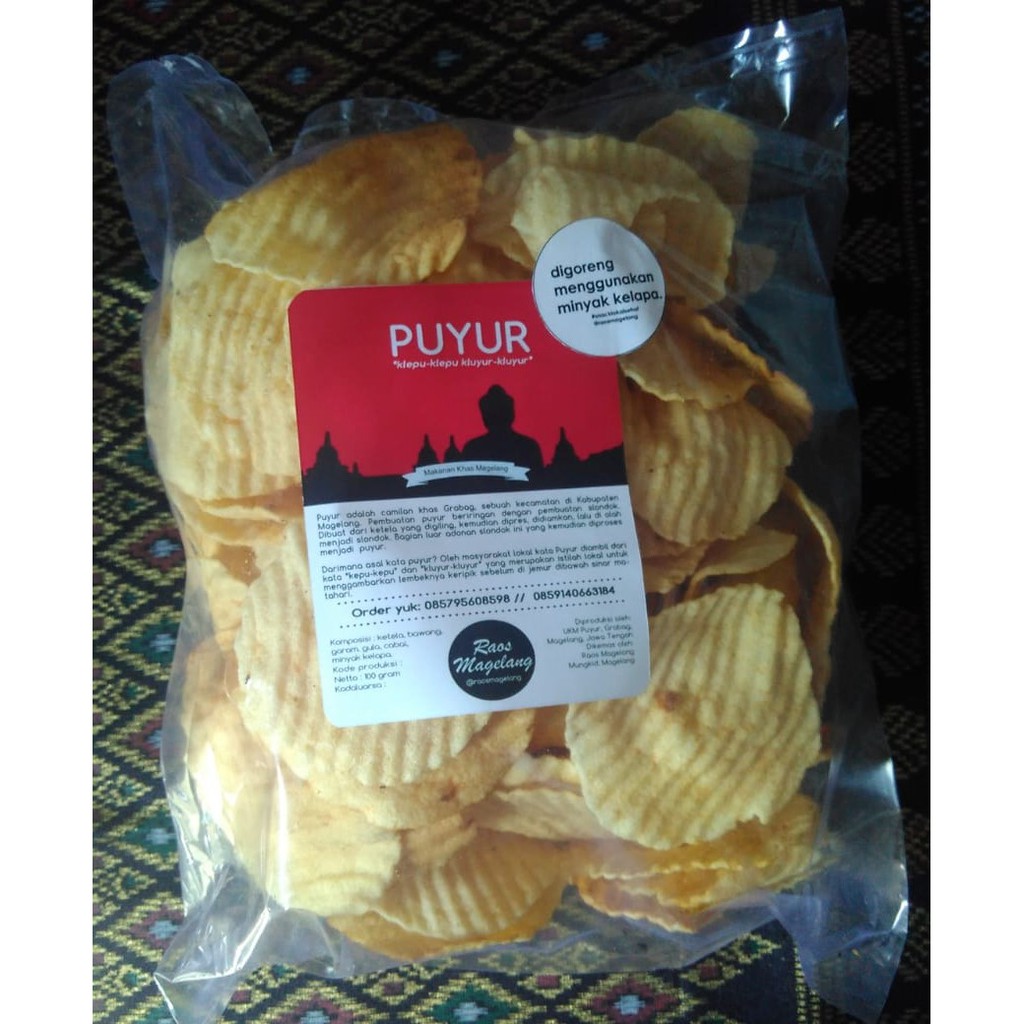 

PUYUR KHAS MAGELANG - Super Renyah Pedas Manis- Ukuran Bersama 250gr - Raos Magelang
