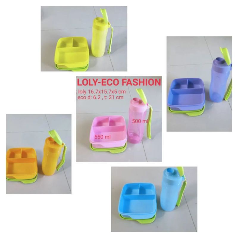Tupperware Lolly Tup & Eco Fashion Set