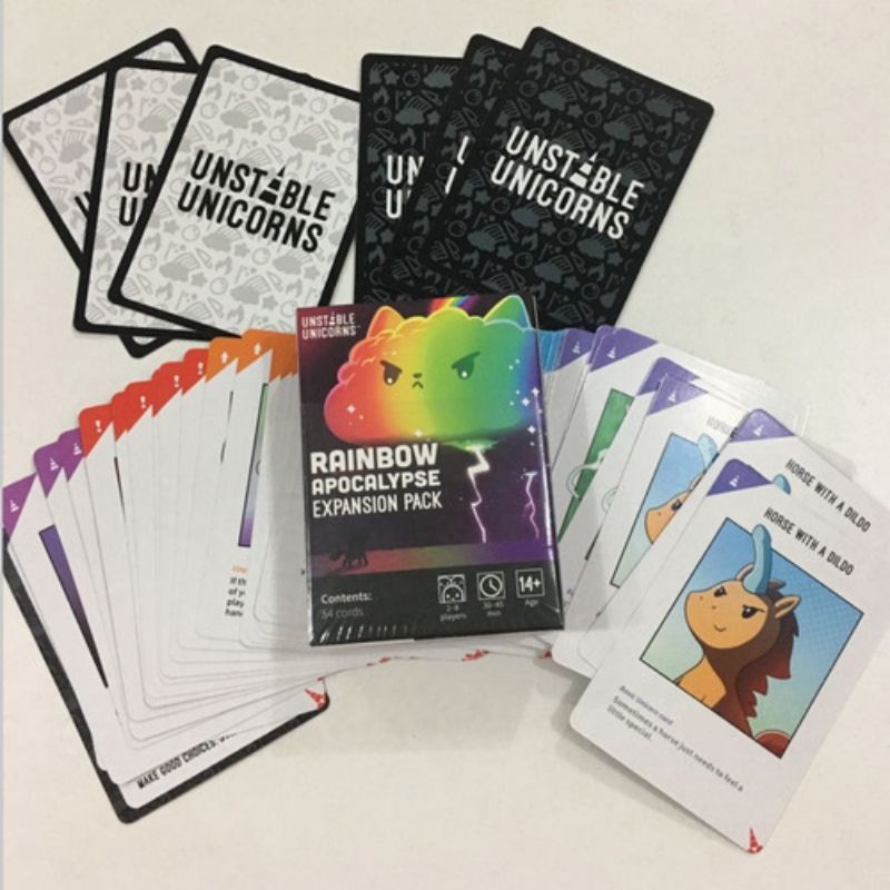 unstable unicorns rainbow expansions board game