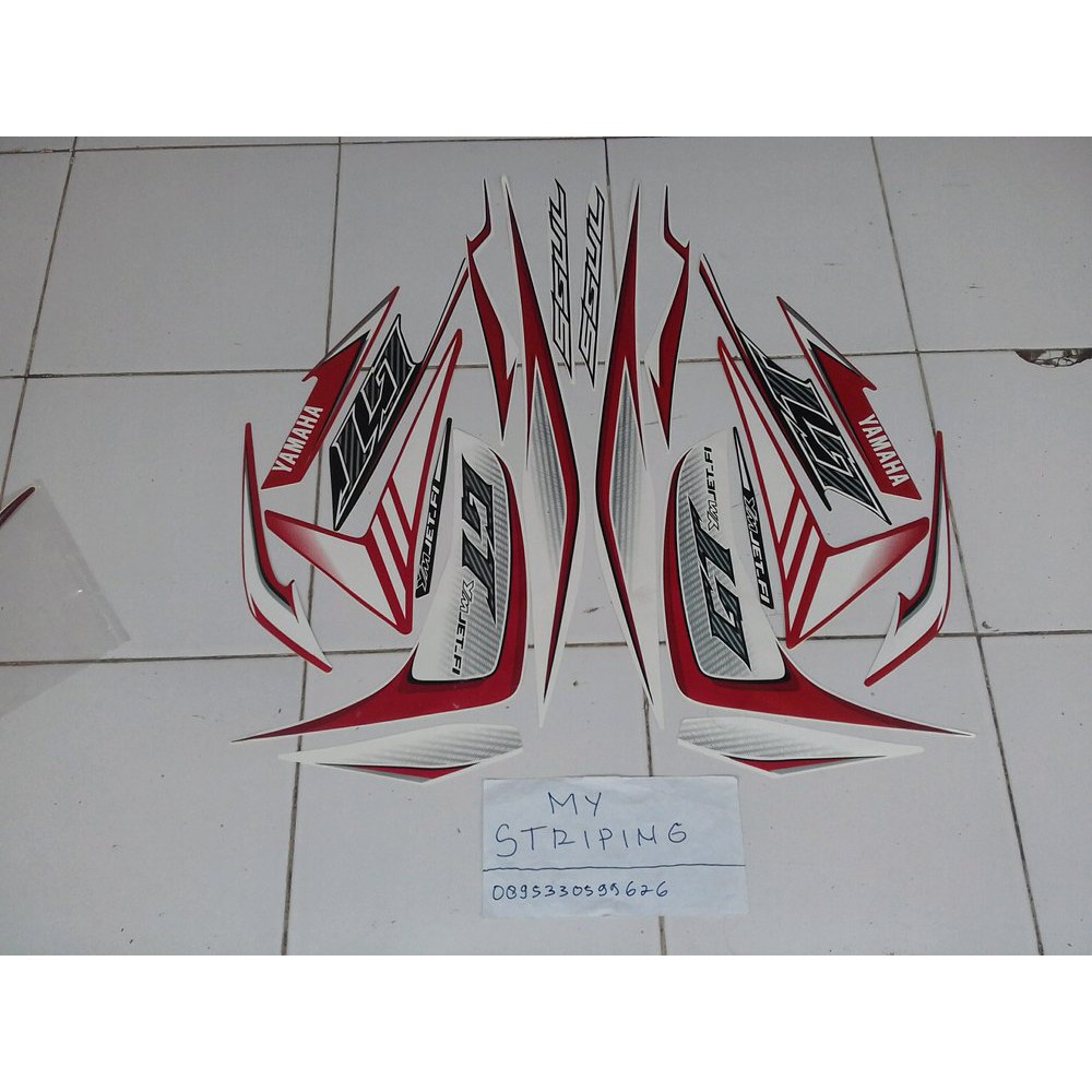 Stiker mio soul GT 2013 putih