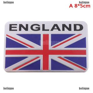 1Pc Stiker  Emblem Logo Bendera  Inggris  Bahan Alloy untuk 