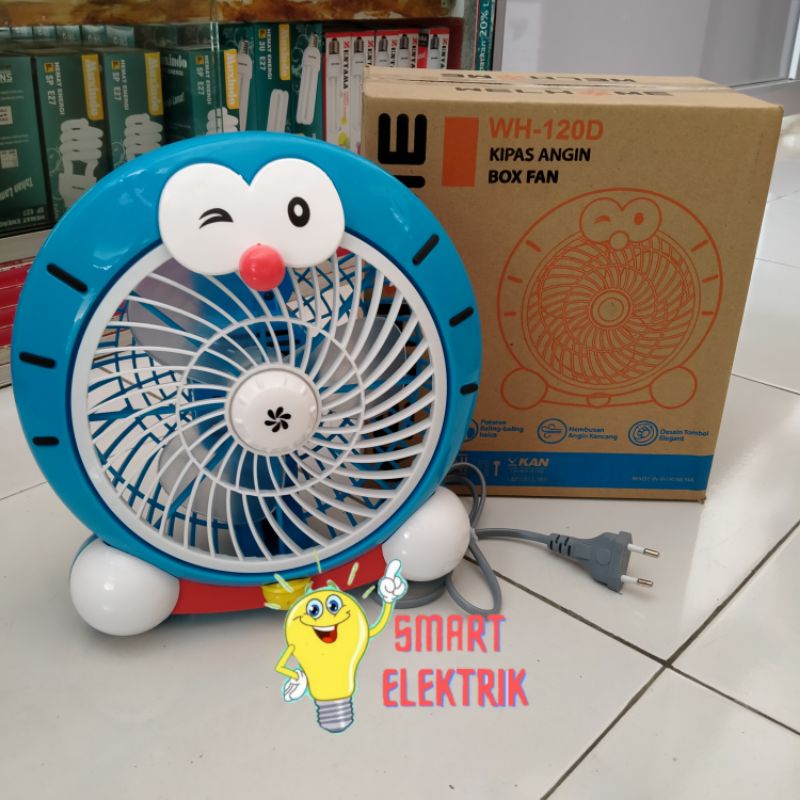 Kipas Karakter Wellhome Doraemon/ Kipas Angin Karakter Welhome Doraemon WH-120D