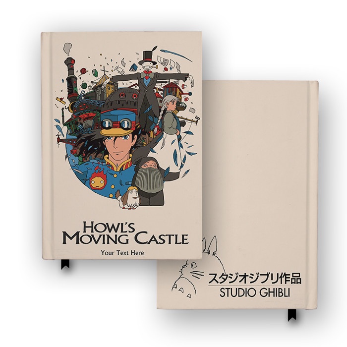 

Buku Catatan Notebook Howl's Moving Castle 5 Agenda Jurnal Custom Nama