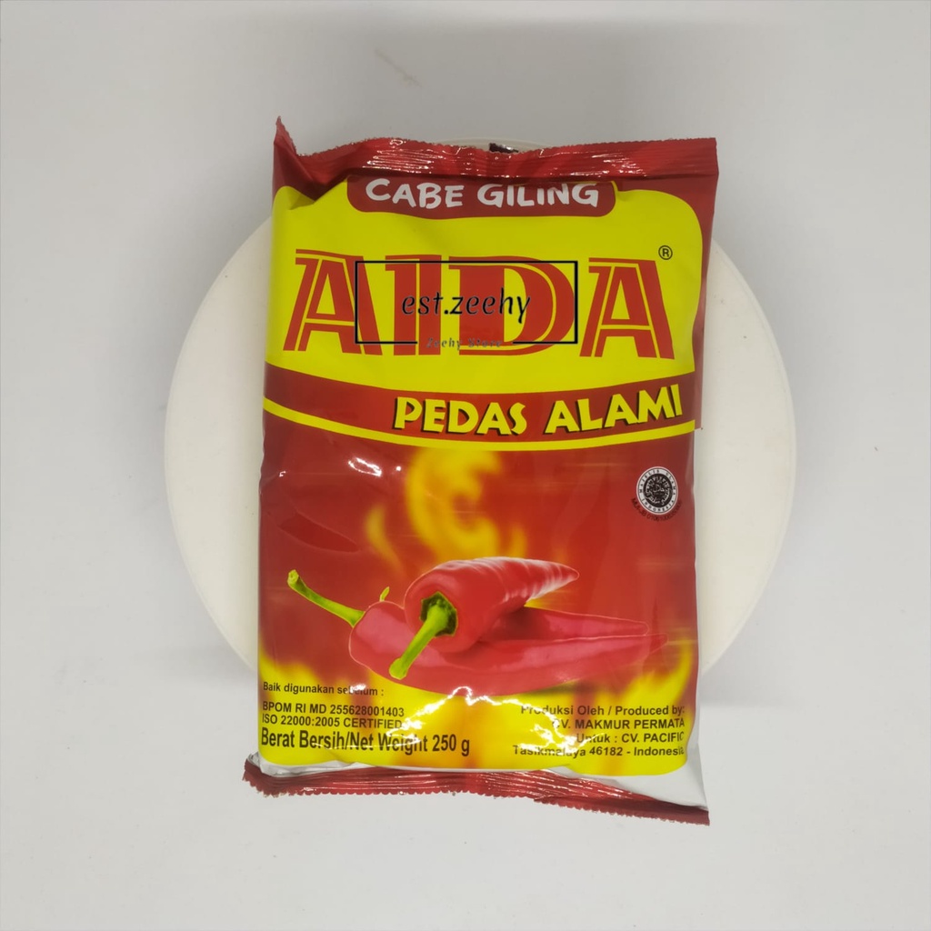 

CABE BUBUK MERK AIDA KEMASAN 250 GR