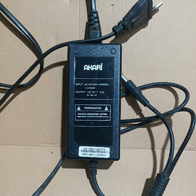 Adaptor tv led Akari 12 volt 3.0A
