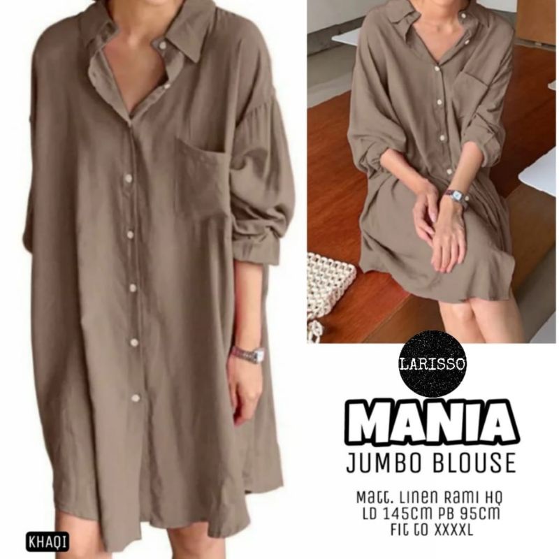 Mania Tunik Jumbo//Tunik//Tunik Wanita//Tunik Muslim//Tunik Daily//Tunik Wanita//Tunik Muslim