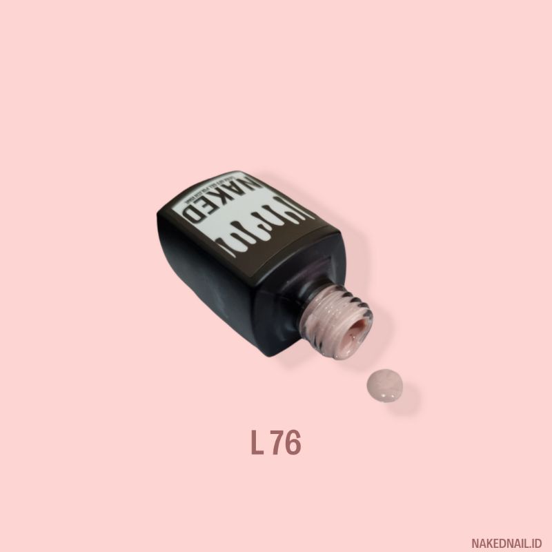 naked 15ml kutek skin series, warna kulit - L76 nail art