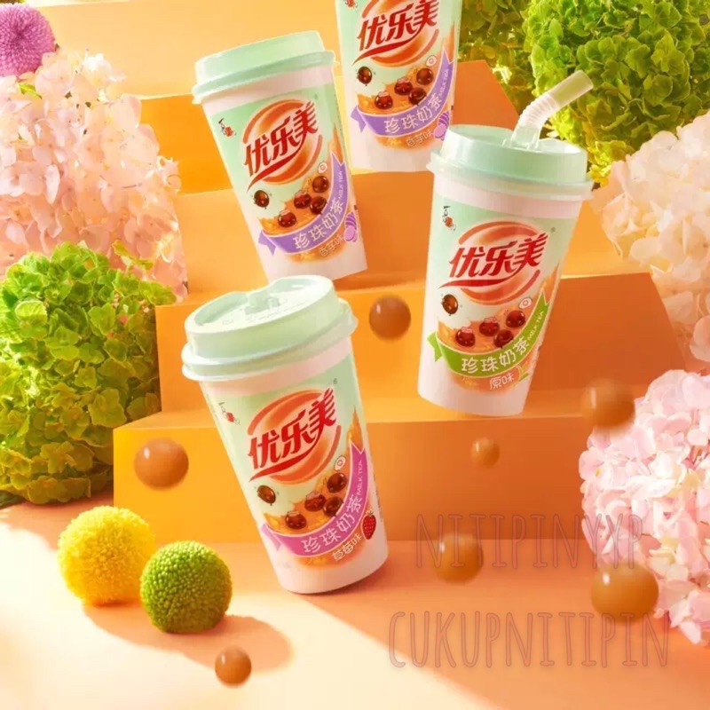 [5 VARIAN] Boba Bubble Pearl Milk Tea U.LoveIt - Milk Tea You Le Mei 优乐美 珍珠奶茶 (70gr)