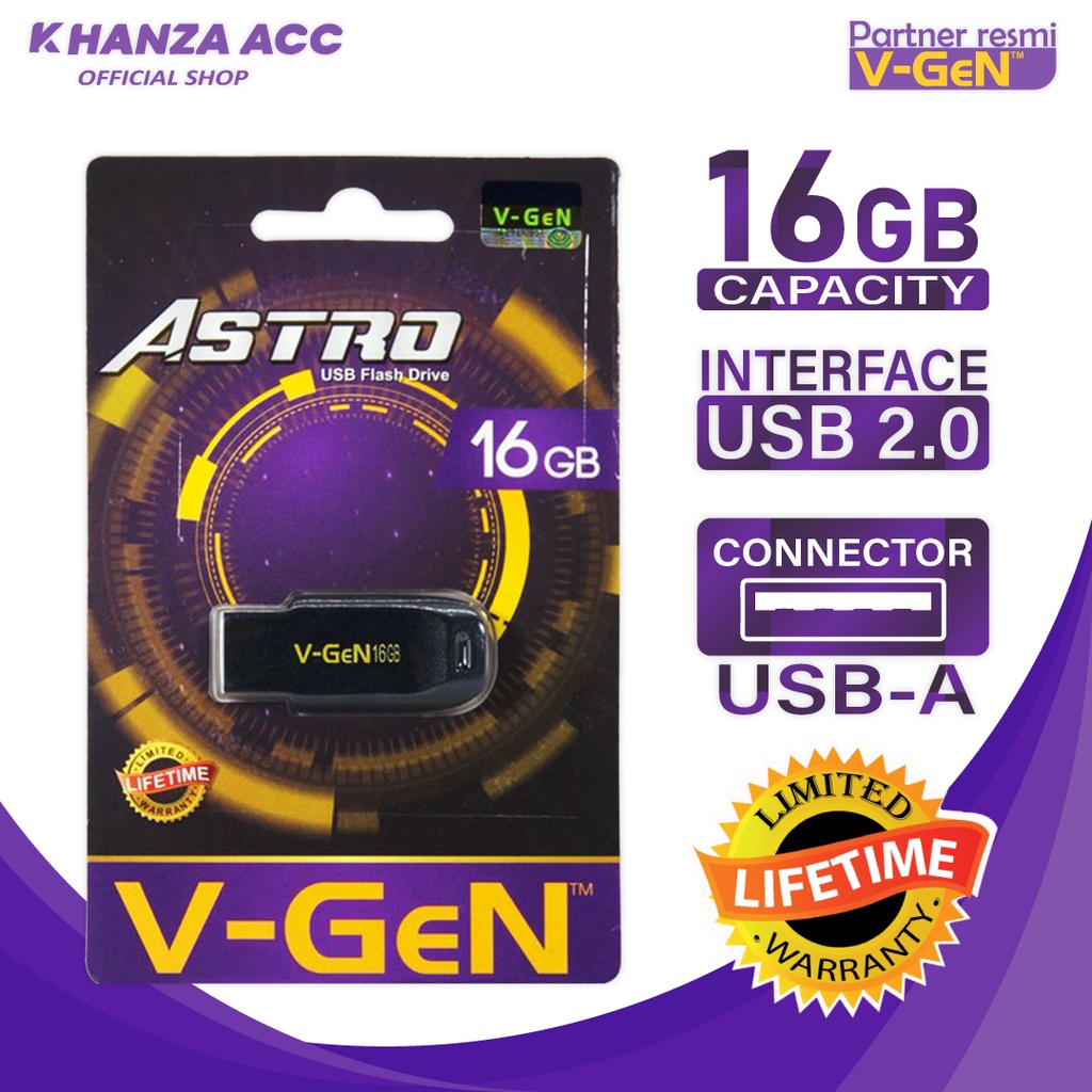 KHANZAACC FLASHDISK ASTRO VGEN 16GB