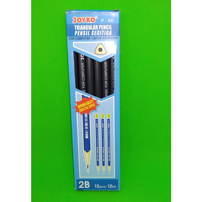 

Berkualitas Joyko Pensil P-90 For Computer Pencil Joyko P-90 2B Segitiga Gilaa!!!