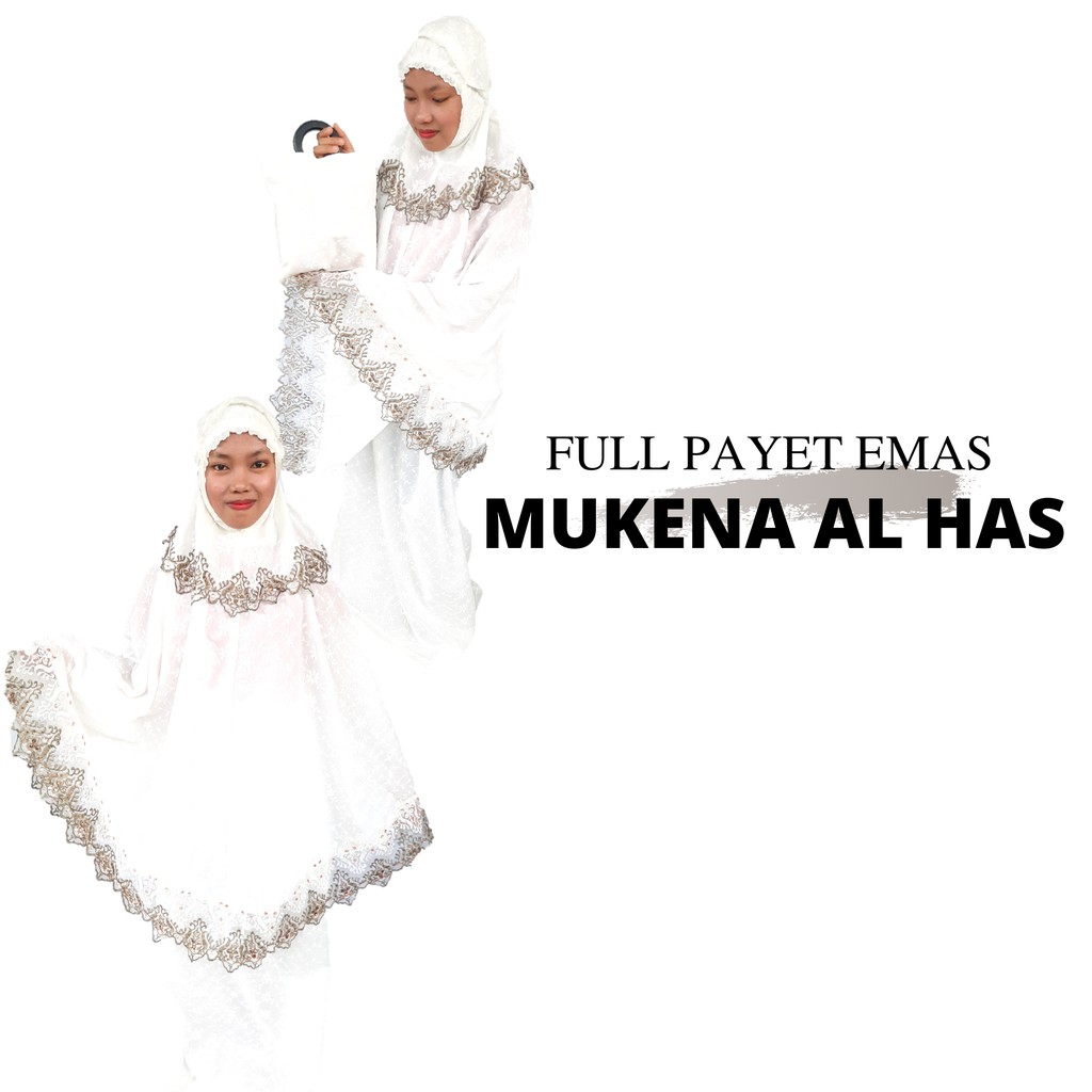 Mukena Prada Renda MIX, BIG PROMOMukena Dewasa Bordir Sutra Paris Putih Swarovski Renda Keong Kalung