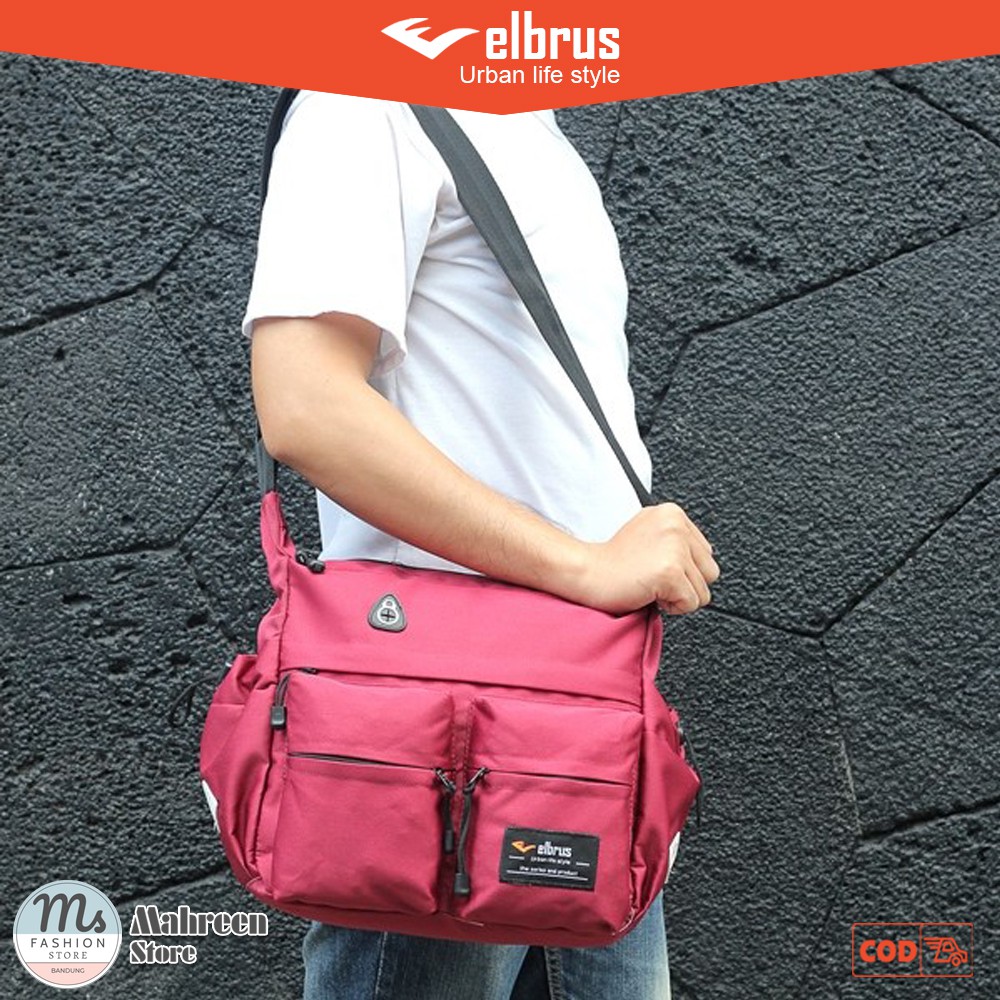 Tas Selempang Besar Pria Tas Slingbag Pria - Elbrus TL 800