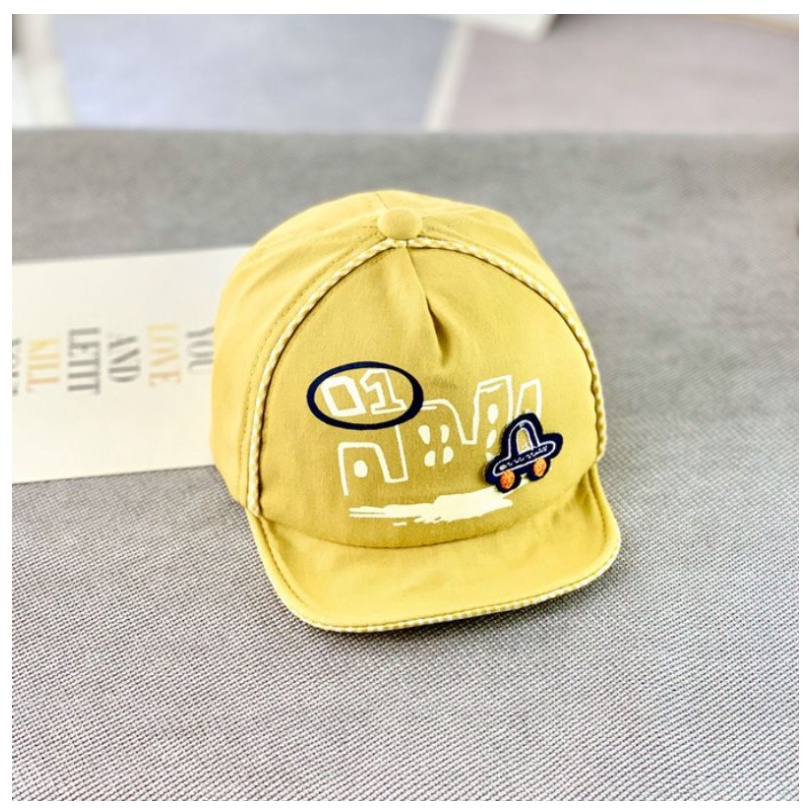 High Quality Topi Import 0-2 Tahun Anak / Bayi Baseball City Car Kekinian Keren CBKS VC-Topi City Car Kuning