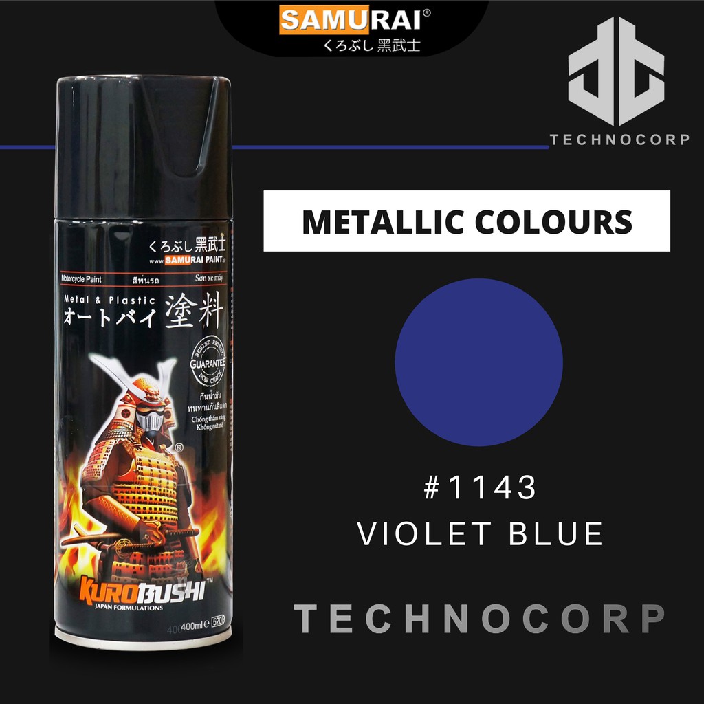 

Cat Semprot SAMURAI PAINT 1143 VIOLET BLUE / BIRU UNGU METALLIC